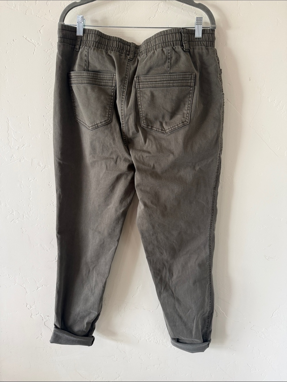 Maurices Olive Green Drawstring Jogger Pants - Picture 3 of 3